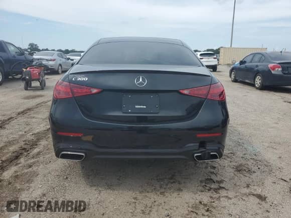2023 Mercedes-Benz C 300 with VIN W1KAF4GB3PR144218, listed as a Copart auction lot 67360605 with 28,672 mi miles and Salvage title. Bid and sale history available at DreamBid. Image 6.