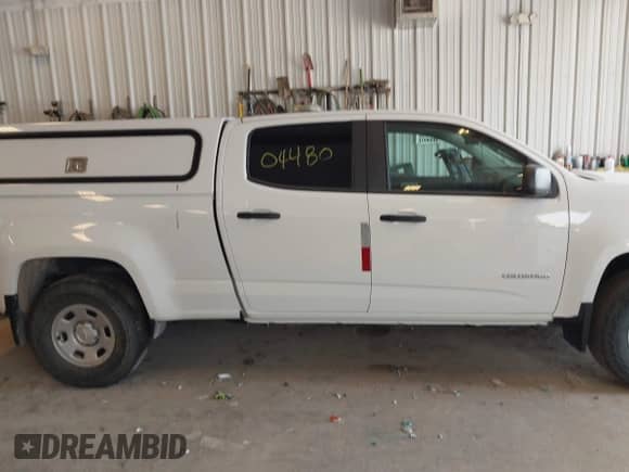 2020 Chevrolet Colorado 4WD Work Truck with VIN 1GCGTBEN2L1138420, listed as a IAAI auction lot 42904480 with 163,360 mi miles and . Bid and sale history available at DreamBid. Image 13.