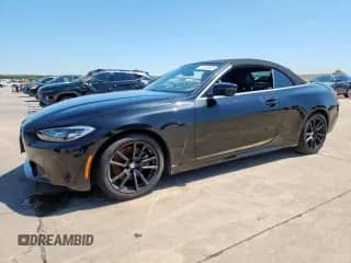 2022 BMW 4 Series 430i with VIN WBA23AT04NCH83461, listed as a Copart auction lot 70700805 with 44,723 mi miles and Clean title. Bid and sale history available at DreamBid. Image 1.