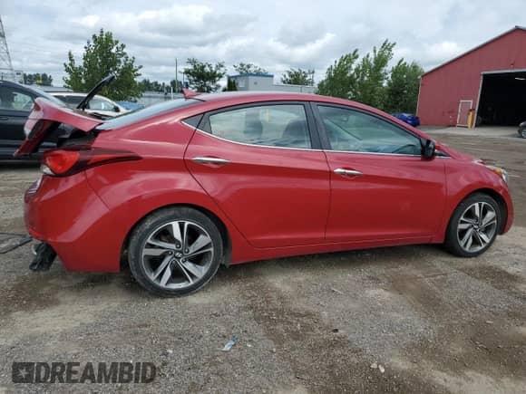 2015 Hyundai Elantra Sport z VIN KMHDH4AH9FU413439, wystawiony jako Copart lot #71089815 z przebiegiem 143 468 mil mil oraz Szkoda całkowita • Salvage title. Historia ofert i sprzedaży dostępna na DreamBid. Obrazek 3.