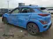 2022 Hyundai Kona N Line with VIN KM8K33A35NU927890, listed as a Copart auction lot 65030895 with 37,040 mi miles and Salvage title. Bid and sale history available at DreamBid. Image 2.