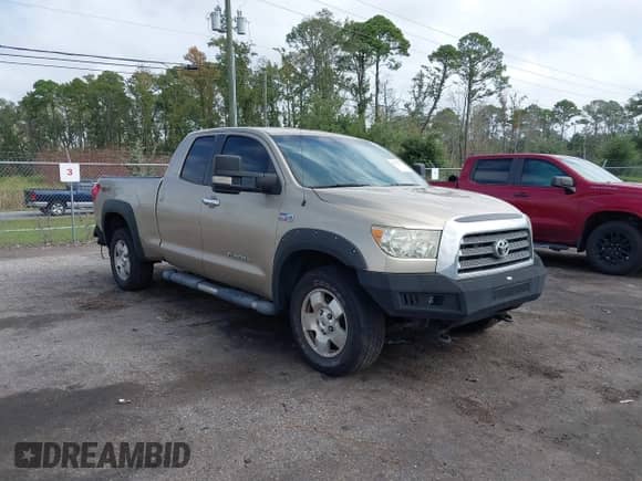 2007 Toyota Tundra Limited with VIN 5TBBV58107S457945, listed as a IAAI auction lot 43366333 with 218,369 mi miles and . Bid and sale history available at DreamBid. Image 1.