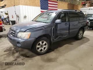 2003 Toyota Highlander с VIN JTEHD21A630020747, выставлен на аукционе Copart как лот 43420905 с пробегом 144 304 миль миль и Списание • Salvage title. История ставок и продаж доступна на DreamBid. Изображение 1.