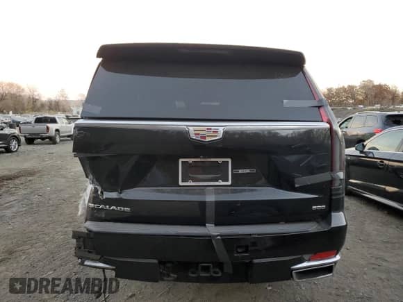 2022 Cadillac Escalade ESV Premium Luxury with VIN 1GYS4KKL2NR134344, listed as a Copart auction lot 79255164 with 96,482 mi miles and Salvage title. Bid and sale history available at DreamBid. Image 6.