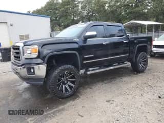 2014 GMC Sierra 1500 SLT with VIN 3GTU2VEC1EG219497, listed as a Copart auction lot 84623175 with 147,770 mi miles and Salvage title. Bid and sale history available at DreamBid. Image 1.