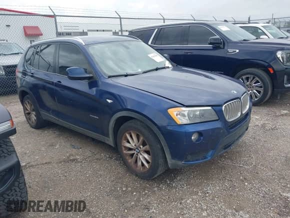 2013 BMW X3 xDrive28i with VIN 5UXWX9C58D0A28069, listed as a IAAI auction lot 43495460 with 199,041 mi miles and . Bid and sale history available at DreamBid. Image 1.