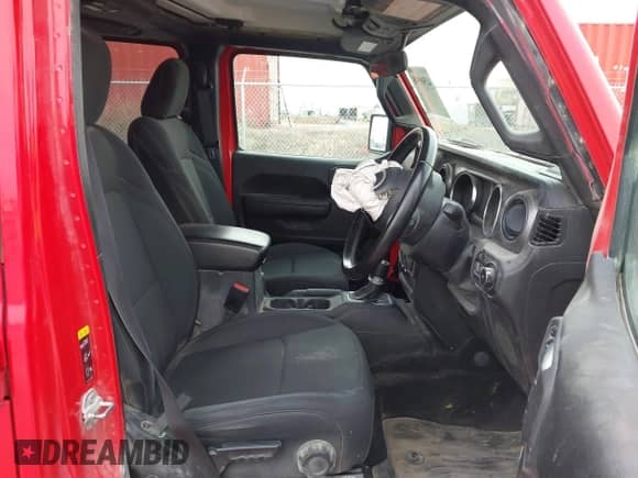 2022 Jeep Wrangler Unlimited Sport with VIN 1C4HJXKN6NW149177, listed as a IAAI auction lot 41509598 with 104,609 mi miles and . Bid and sale history available at DreamBid. Image 5.