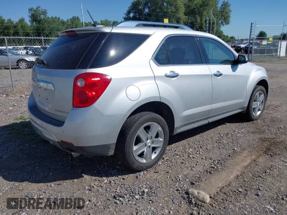 2015 Chevrolet Equinox LTZ with VIN 2GNFLHE37F6123496, listed as a IAAI auction lot 42676226 with 136,925 mi miles and . Bid and sale history available at DreamBid. Image 4.