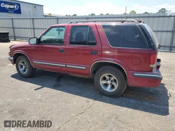 1998 Chevrolet Blazer LS with VIN 1GNCS13W3WK129447, listed as a Copart auction lot 66703964 with 162,783 mi miles and Salvage title. Bid and sale history available at DreamBid. Image 2.