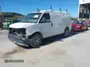 2021 Chevrolet Express Cargo with VIN 1GCWGAF71M1183506, listed as a IAAI auction lot 43345538 with 81,433 mi miles and . Bid and sale history available at DreamBid. Image 2.