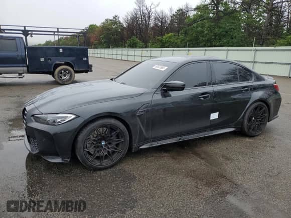 2024 BMW M3 Competition xDrive с VIN WBS43AY0XRFT17144, выставлен на аукционе Copart как лот 60822865 с пробегом 34 710 миль миль и Списание • Salvage title. История ставок и продаж доступна на DreamBid. Изображение 1.