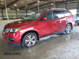 2018 Nissan Pathfinder SV with VIN 5N1DR2MN4JC647490, listed as a Copart auction lot 71991505 with 92,655 mi miles and Clean title. Bid and sale history available at DreamBid. Image 1.