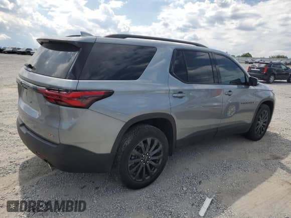 2023 Chevrolet Traverse RS with VIN 1GNERJKW3PJ239993, listed as a Copart auction lot 70573875 with 21,670 mi miles and Salvage title. Bid and sale history available at DreamBid. Image 3.