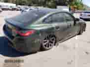 2024 BMW i4 eDrive35 with VIN WBY43AW03RFS10266, listed as a Copart auction lot 63773555 with 15,336 mi miles and Salvage title. Bid and sale history available at DreamBid. Image 3.