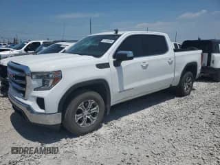 2020 GMC Sierra 1500 SLE with VIN 3GTP8BEK4LG392557, listed as a Copart auction lot 61150204 with 86,021 mi miles and Salvage title. Bid and sale history available at DreamBid. Image 1.