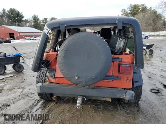 2005 Jeep Wrangler Rubicon with VIN 1J4FA69S35P336961, listed as a Copart auction lot 45236805 with Not provided miles and Clean title. Bid and sale history available at DreamBid. Image 6.