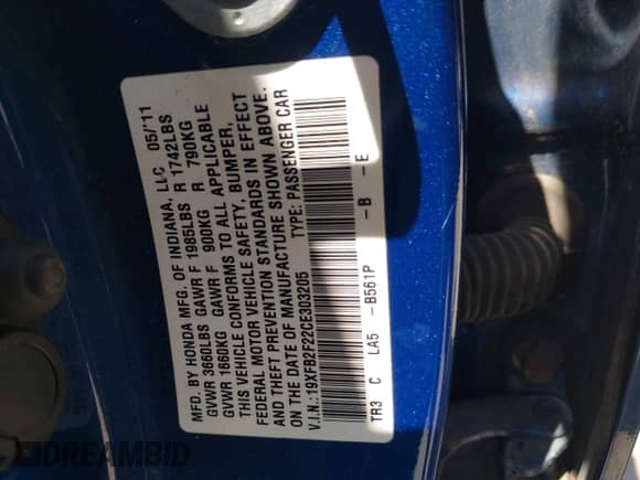 2012 Honda Civic с VIN 19XFB2F22CE303205, выставлен на аукционе IAAI как лот 42993234 с пробегом 170 000 миль миль и . История ставок и продаж доступна на DreamBid. Изображение 9.