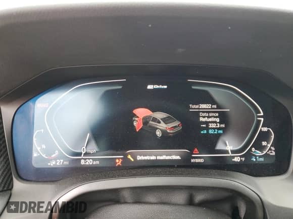 2021 BMW 3 Series 330e xDrive z VIN 3MW5P9J02M8B64508, wystawiony jako Copart lot #73336224 z przebiegiem 28 822 mil mil oraz Szkoda całkowita • Salvage title. Historia ofert i sprzedaży dostępna na DreamBid. Obrazek 9.