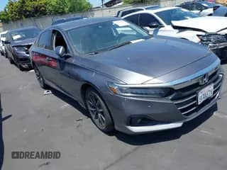 2021 Honda Accord EX-L with VIN 1HGCV1F59MA008722, listed as a IAAI auction lot 42232451 with 98,607 mi miles and . Bid and sale history available at DreamBid. Image 1.