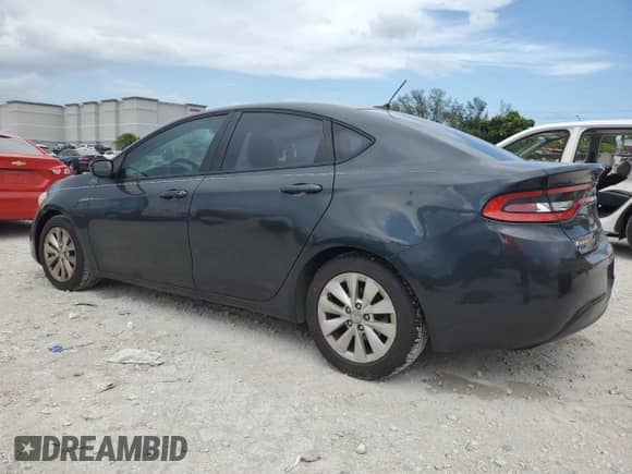2014 Dodge Dart Aero with VIN 1C3CDFDH9ED718137, listed as a Copart auction lot 69620875 with 176,960 mi miles and Clean title. Bid and sale history available at DreamBid. Image 2.
