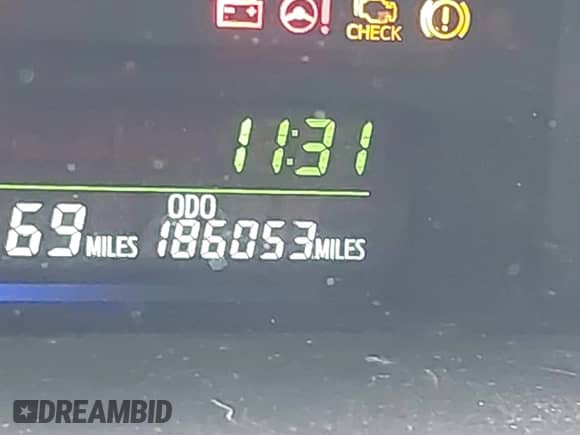 2012 Toyota Prius Two with VIN JTDZN3EU3C3012636, listed as a IAAI auction lot 41485685 with 186,053 mi miles and . Bid and sale history available at DreamBid. Image 15.