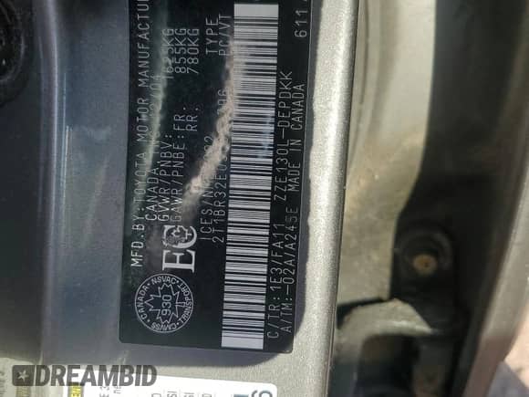 2005 Toyota Corolla CE z VIN 2T1BR32E05C883796, wystawiony jako Copart lot #84380855 z przebiegiem 126 672 mil mil oraz Czysty tytuł • Clean title. Historia ofert i sprzedaży dostępna na DreamBid. Obrazek 13.