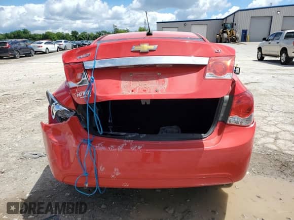 2015 Chevrolet Cruze LT with VIN 1G1PC5SB5F7117972, listed as a Copart auction lot 55172235 with 139,309 mi miles and Salvage title. Bid and sale history available at DreamBid. Image 6.