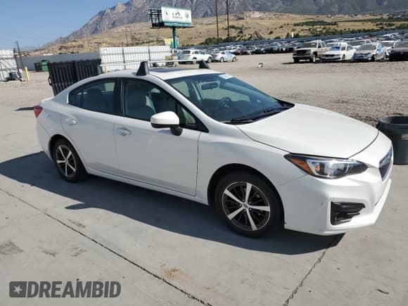 2020 Subaru Impreza Premium with VIN 4S3GKAD68L3610776, listed as a Copart auction lot 80498215 with Not provided miles and Salvage title. Bid and sale history available at DreamBid. Image 4.