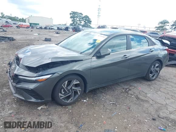 2024 Hyundai Elantra Limited with VIN KMHLP4DG2RU710428, listed as a IAAI auction lot 42721507 with 20,705 mi miles and . Bid and sale history available at DreamBid. Image 2.