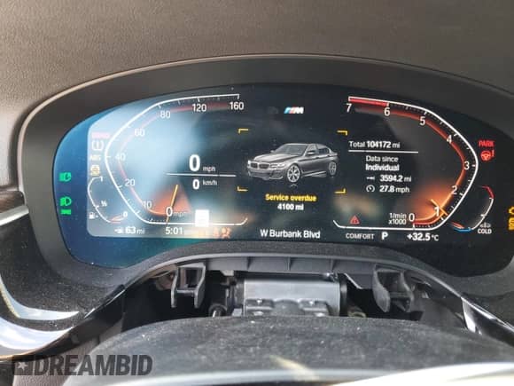 2021 BMW 5 Series 530i с VIN WBA53BH06MCF47047, выставлен на аукционе Copart как лот 70920935 с пробегом 104 172 миль миль и Списание • Salvage title. История ставок и продаж доступна на DreamBid. Изображение 9.