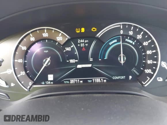 2019 BMW 5 Series 530e с VIN WBAJA9C56KB254619, выставлен на аукционе IAAI как лот 42455406 с пробегом 25 711 миль миль и . История ставок и продаж доступна на DreamBid. Изображение 7.