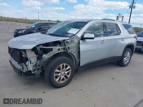 2018 Chevrolet Traverse LT Cloth with VIN 1GNERGKW7JJ224858, listed as a IAAI auction lot 43434637 with 77,365 mi miles and . Bid and sale history available at DreamBid. Image 17.