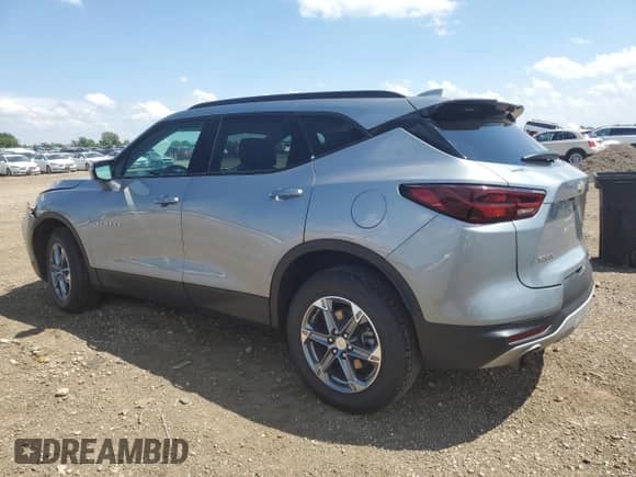 2023 Chevrolet Blazer LT z VIN 3GNKBDR43PS161131, wystawiony jako Copart lot #62595695 z przebiegiem 28 772 mil mil oraz Szkoda całkowita • Salvage title. Historia ofert i sprzedaży dostępna na DreamBid. Obrazek 2.