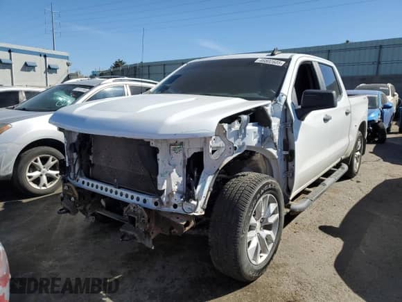 2019 Chevrolet Silverado 1500 Custom с VIN 1GCPYBEH0KZ370607, выставлен на аукционе Copart как лот 46802605 с пробегом 112 881 миль миль и Списание • Salvage title. История ставок и продаж доступна на DreamBid. Изображение 1.