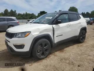 2021 Jeep Compass Latitude with VIN 3C4NJDBB3MT555204, listed as a Copart auction lot 64049325 with 42,314 mi miles and Salvage title. Bid and sale history available at DreamBid. Image 1.