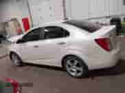 2015 Chevrolet Sonic LTZ with VIN 1G1JE5SB8F4189055, listed as a IAAI auction lot 42150455 with 107,925 mi miles and . Bid and sale history available at DreamBid. Image 14.