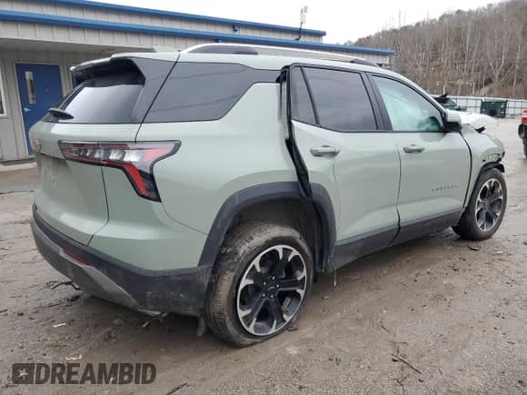 2025 Chevrolet Equinox AWD LT z VIN 3GNAXPEG1SL114827, wystawiony jako Copart lot #86046254 z przebiegiem Nie podano mil oraz Szkoda całkowita • Salvage title. Historia ofert i sprzedaży dostępna na DreamBid. Obrazek 3.