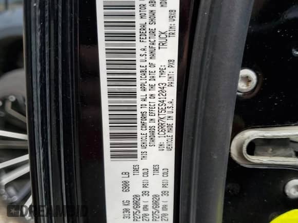 2014 Ram 1500 Express с VIN 1C6RR7KT5ES412043, выставлен на аукционе Copart как лот 68459955 с пробегом 121 210 миль миль и Чистый • Clean title. История ставок и продаж доступна на DreamBid. Изображение 12.