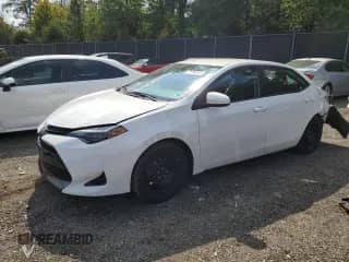 2019 Toyota Corolla L с VIN 2T1BURHE8KC227687, выставлен на аукционе Copart как лот 71792345 с пробегом 37 734 миль миль и Списание • Salvage title. История ставок и продаж доступна на DreamBid. Изображение 1.