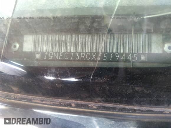 1999 Chevrolet Tahoe с VIN 1GNEC13R0XJ519445, выставлен на аукционе IAAI как лот 28624507 с пробегом Не указан миль и . История ставок и продаж доступна на DreamBid. Изображение 9.