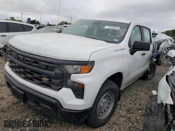 2023 Chevrolet Silverado 1500 Work Truck with VIN 3GCUDAED5PG260598, listed as a Copart auction lot 49386055 with 30,096 mi miles and Salvage title. Bid and sale history available at DreamBid. Image 1.