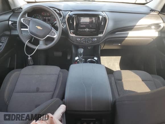 2021 Chevrolet Traverse LS with VIN 1GNERFKW1MJ234980, listed as a Copart auction lot 70646485 with 66,932 mi miles and Salvage title. Bid and sale history available at DreamBid. Image 8.