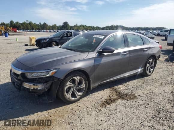 2018 Honda Accord EX-L с VIN 1HGCV1F56JA142664, выставлен на аукционе Copart как лот 81275485 с пробегом 81 942 миль миль и Списание • Salvage title. История ставок и продаж доступна на DreamBid. Изображение 1.