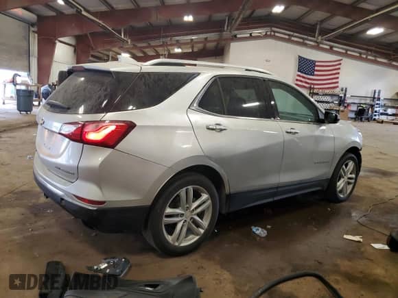 2019 Chevrolet Equinox Premier with VIN 2GNAXYEX9K6290678, listed as a Copart auction lot 68079605 with 77,006 mi miles and Salvage title. Bid and sale history available at DreamBid. Image 3.