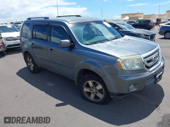 2011 Honda Pilot EX with VIN 5FNYF3H40BB022255, listed as a IAAI auction lot 43214634 with 202,374 mi miles and . Bid and sale history available at DreamBid. Image 1.
