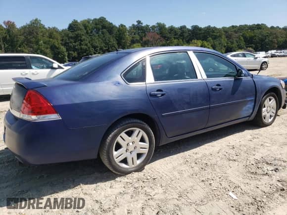 2006 Chevrolet Impala LTZ с VIN 2G1WU581569127598, выставлен на аукционе Copart как лот 70893175 с пробегом 294 523 миль миль и Списание • Salvage title. История ставок и продаж доступна на DreamBid. Изображение 3.