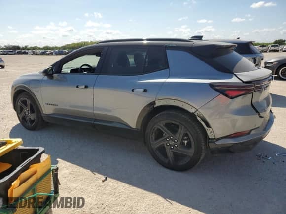 2024 Chevrolet Equinox EV RS с VIN 3GN7DNRP2RS237974, выставлен на аукционе Copart как лот 71756094 с пробегом 2 024 миль миль и Списание • Salvage title. История ставок и продаж доступна на DreamBid. Изображение 2.