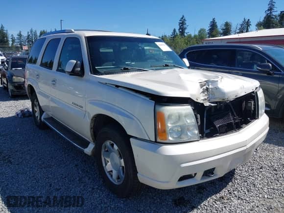 2003 Cadillac Escalade with VIN 1GYEK63N43R171905, listed as a IAAI auction lot 42687613 with 241,439 mi miles and . Bid and sale history available at DreamBid. Image 1.