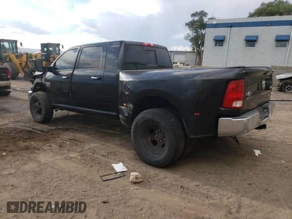 2010 Dodge 3500 Laramie with VIN 3D73Y4HL8AG182920, listed as a Copart auction lot 60920645 with 176,594 mi miles and Salvage title. Bid and sale history available at DreamBid. Image 2.