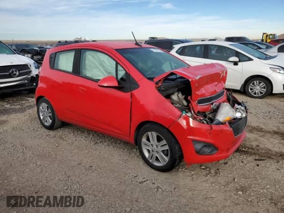 2013 Chevrolet Spark LT with VIN KL8CC6S91DC500197, listed as a Copart auction lot 41541125 with Not provided miles and Salvage title. Bid and sale history available at DreamBid. Image 4.